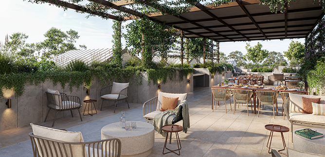 The Aurelian - Roof terrace