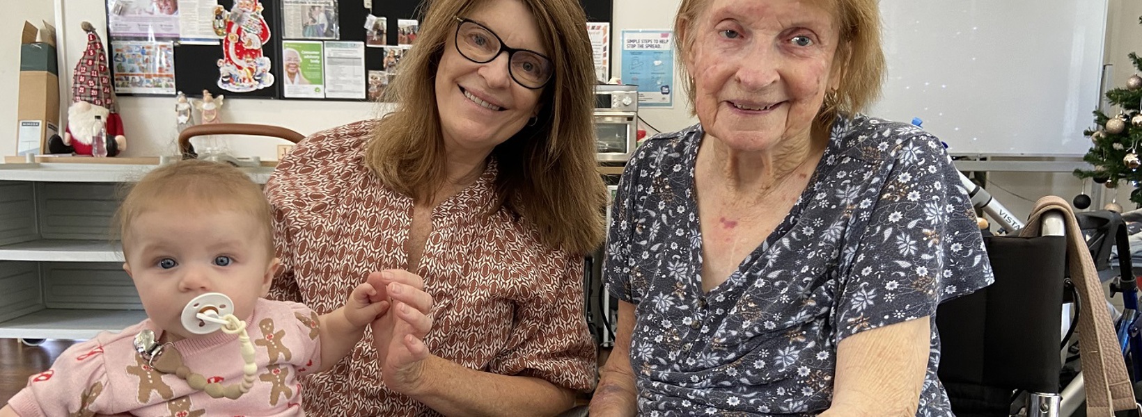 baby visits residents at seaton place baby visits residents at seaton place