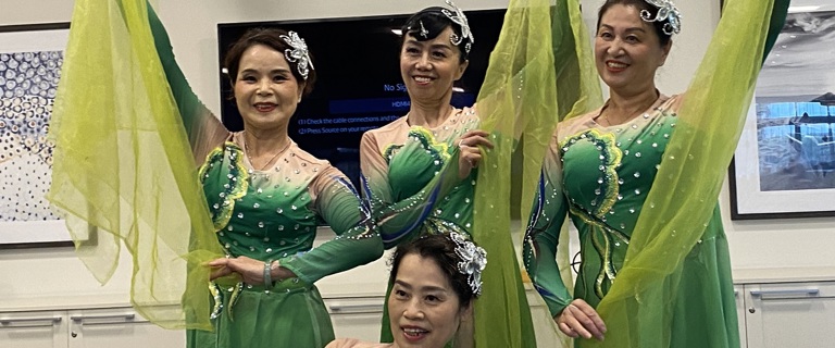 Chinese Dancing Group from Rhodes Muti-cultural Society 