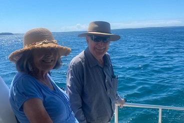 Coastal Waters residents on their dolphin cruise
