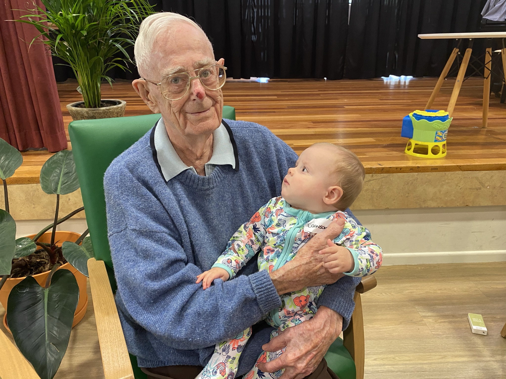 Fairview resident David Price with baby Lawson (7).JPEG