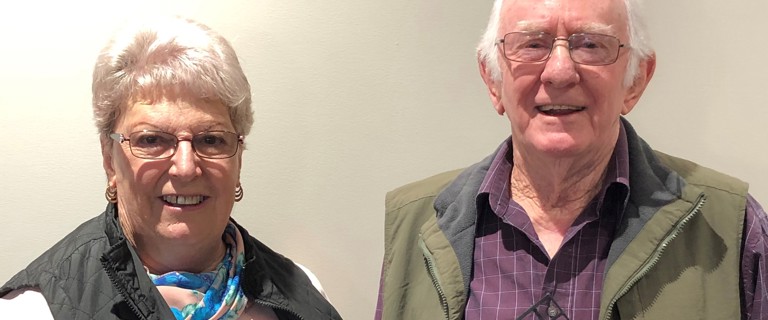 Michelle and Des Presnell with windmill_crop.jpg Michelle and Des Presnell with windmill_crop.jpg