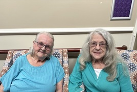 Coastal Waters residents and friends Shirley and Barbara Coastal Waters residents and friends Shirley and Barbara