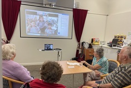 Farnorha residents, school children connect via video calls Farnorha residents, school children connect via video calls