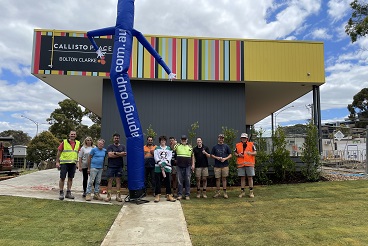 Callisto Place's landscaping with a purpose