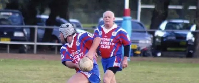 Dennis held the world record as oldest footy player Dennis held the world record as oldest footy player