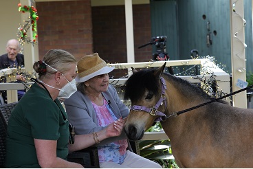 Maureen and Bronte the pony_.jpg