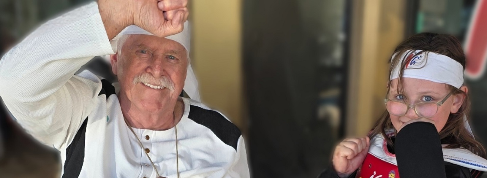 Michael visiting local taekwondo studio.jpg Michael visiting local taekwondo studio.jpg