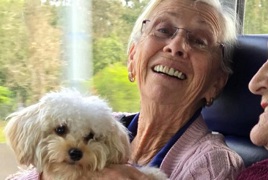 Romeo accompanying residents on a bus trip.jpg Romeo accompanying residents on a bus trip.jpg