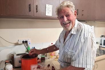 Selwyn is learning new skills with his support