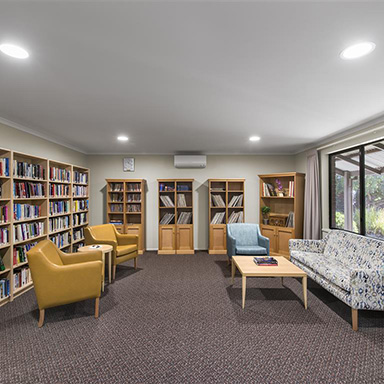 Ridgehaven Residential Aged Care - library 